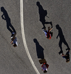 Devant la cathédrale de la Major (2ème) mars 2014