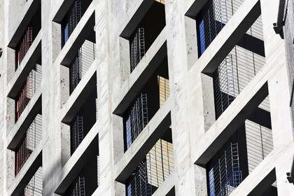 Euromed Center, quartier d'affaires en travaux (Fayat), Marseille octobre 2016